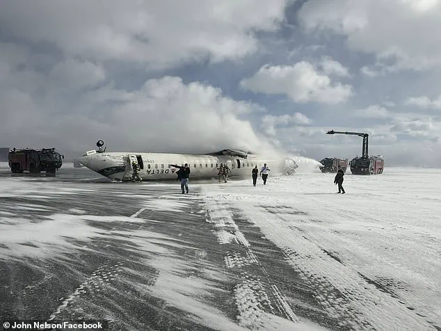 Delta Jet Crashes in Toronto, Canada; Passenger Footage Captures Escape