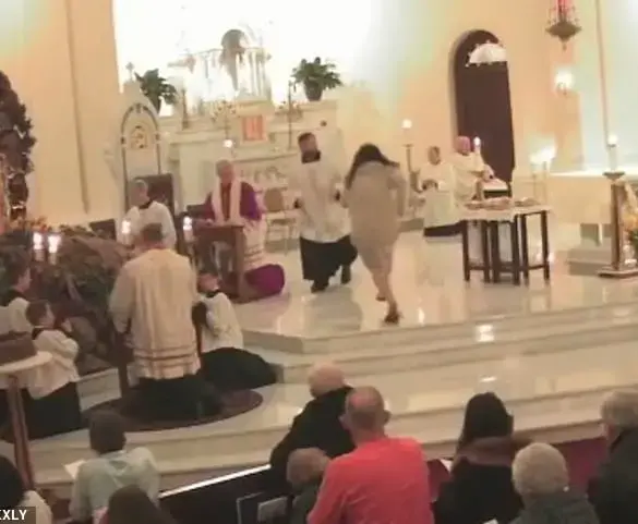 Disturbing Attack on Priest During Church Service