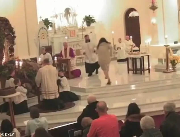 Disturbing Attack on Priest During Church Service