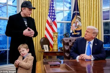 Elon Musk's Son's Unique Behavior at the Oval Office