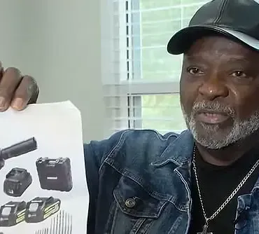 Georgia man receives printed picture of electric drill instead of actual tool