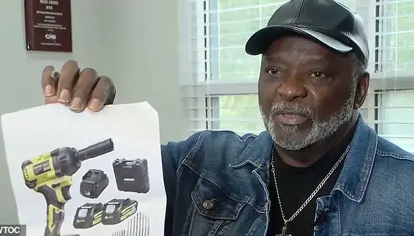 Georgia man receives printed picture of electric drill instead of actual tool