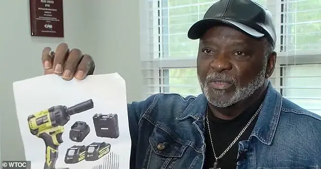 Georgia man receives printed picture of electric drill instead of actual tool