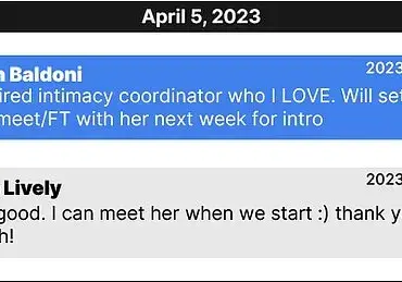 Justin Baldoni's texts to Blake Lively reveal their playful banter and intimate details of their relationship