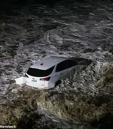 Malibu Mudslide Sweeps Away Firefighter's Vehicle