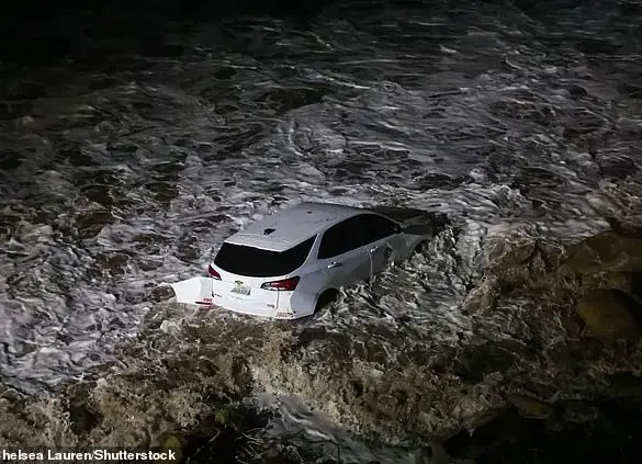Malibu Mudslide Sweeps Away Firefighter's Vehicle