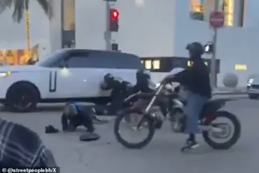 Mini Bike Riders' Red Light Dash Ends in Shocking Way