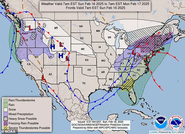 Powerful Winter Storm Jett Brings Dangerous Weather to the US