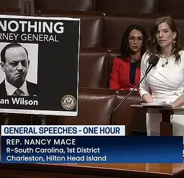Rep. Nancy Mace Accuses Men of Serial Rape and Sex Trafficking in Shocking House Speech