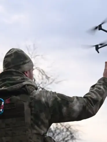 Russian Drone Operator Spares Ukrainian Soldier During Attack