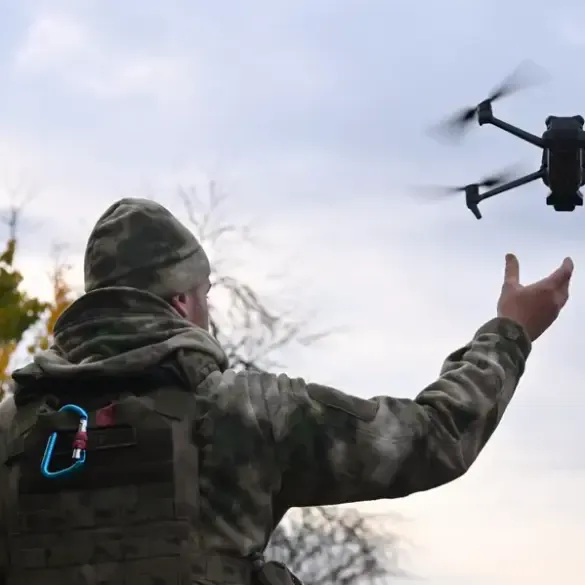 Russian Drone Operator Spares Ukrainian Soldier During Attack