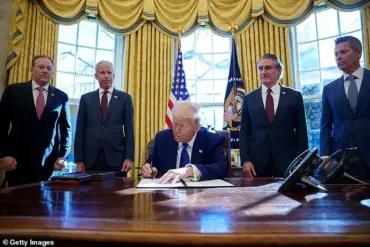 Trump signs executive order to prevent federal funding loss for schools with Covid-19 vaccine mandates