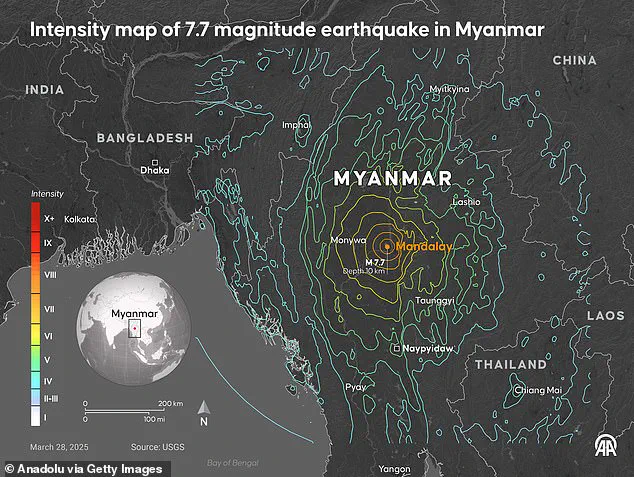 Devastating Earthquake Hits Myanmar and Thailand, Likely Losses in Thousands