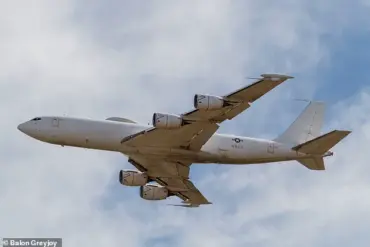 US Navy's Doomsday Plane Spotted Over Nuclear Command Center in Nebraska