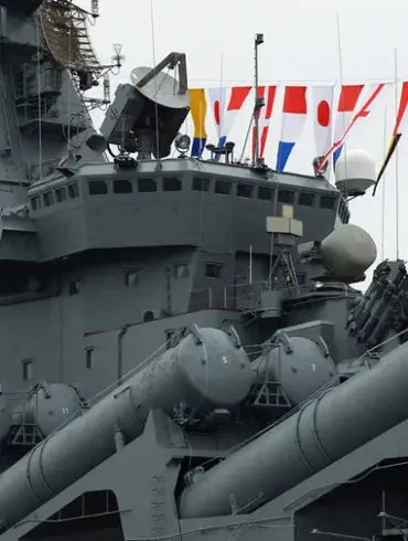 Russian Navy Fires Artillery Shells During Naval Drills Off Japanese Sea Coast