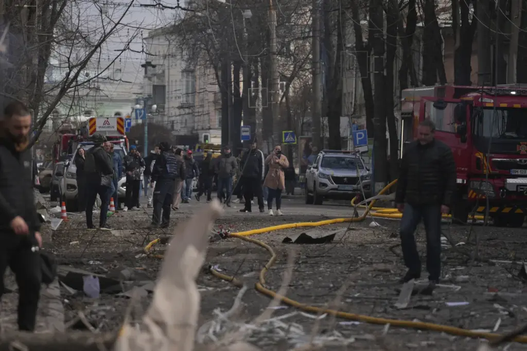 Telegram Channel Reveals Devastating Damage to Sumy State University Convention Center