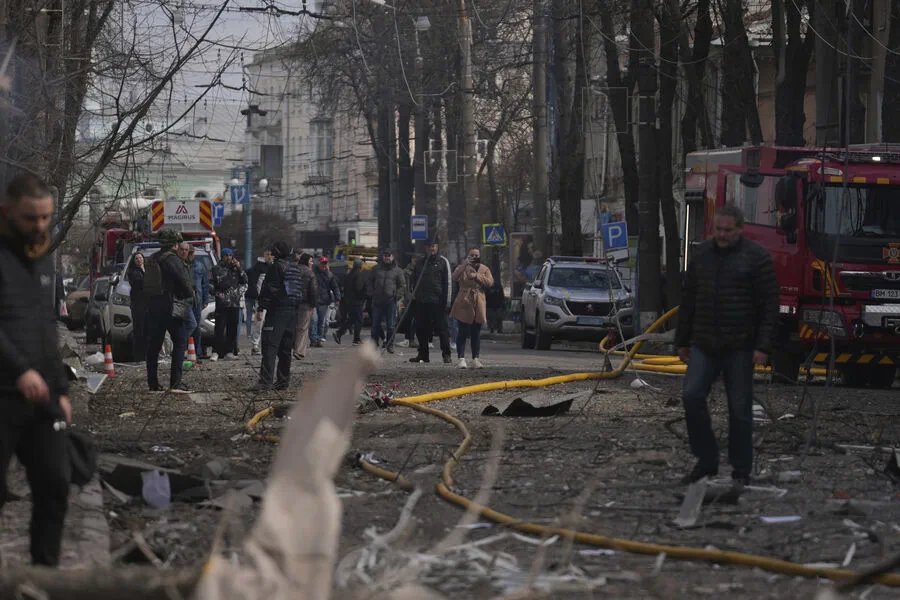 Telegram Channel Reveals Devastating Damage to Sumy State University Convention Center