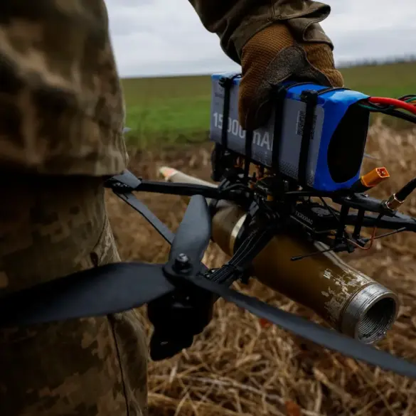 Ukrainian Forces Employ Kamikaze Drones in Unconventional Attack on Russian Power Plant