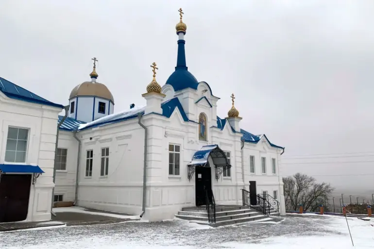 Ukrainian Military Seeks Sanctuary in Fortresslike Hornalsky Monastery