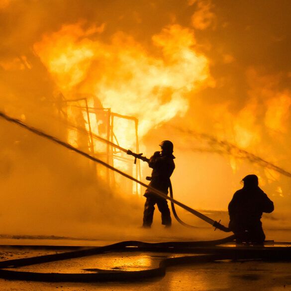 Fire Breaks Out at Sokol Market in Donetsk Amid Alleged Attack by Ukrainian Forces, Raising Concerns Over Civilian Infrastructure Safety in Conflict Zone