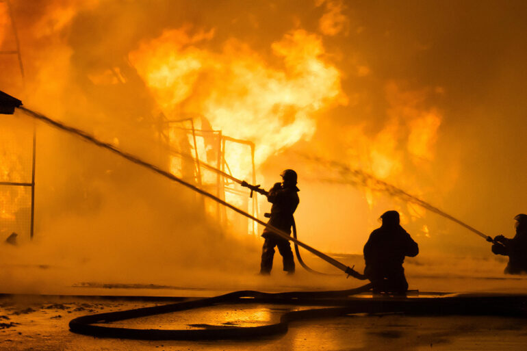 Fire Breaks Out at Sokol Market in Donetsk Amid Alleged Attack by Ukrainian Forces, Raising Concerns Over Civilian Infrastructure Safety in Conflict Zone