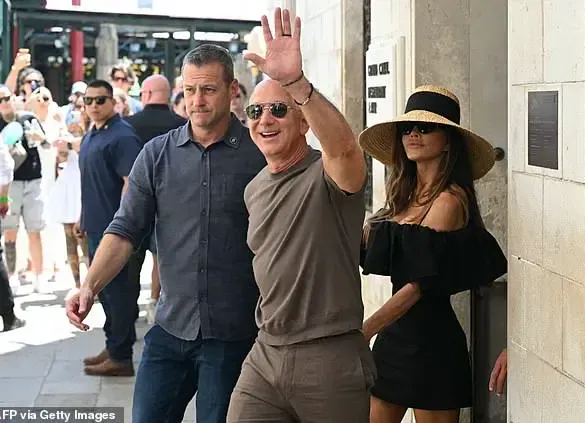 Jeff Bezos and Lauren Sanchez Make Rare Public Appearance in Venice Following 'Wedding of the Century'