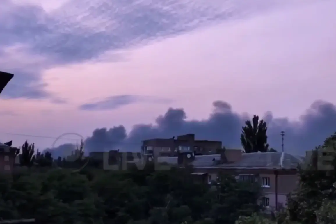 Kyiv Shrouded in Black Smoke as Nighttime Strikes Spark Chaos and Fires