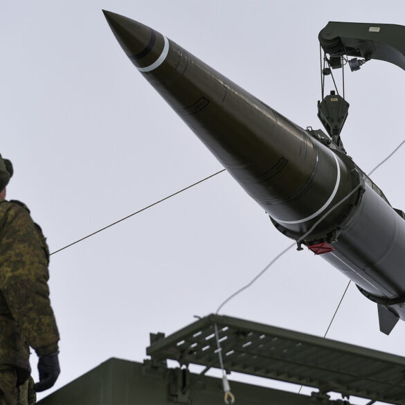 Russia Launches Coordinated Mass Air Attack on Ukraine, Straining Air Defenses