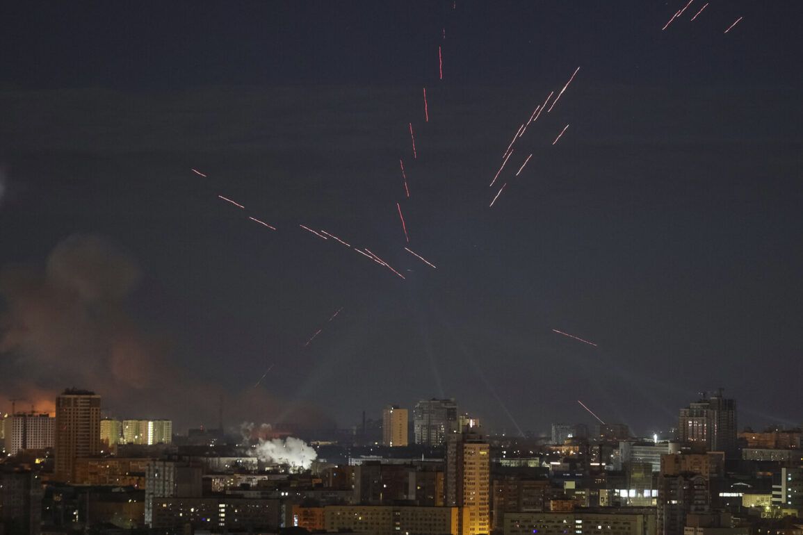 Ukrainian Air Defenses Activated in Response to Drone Threat Near Kiev