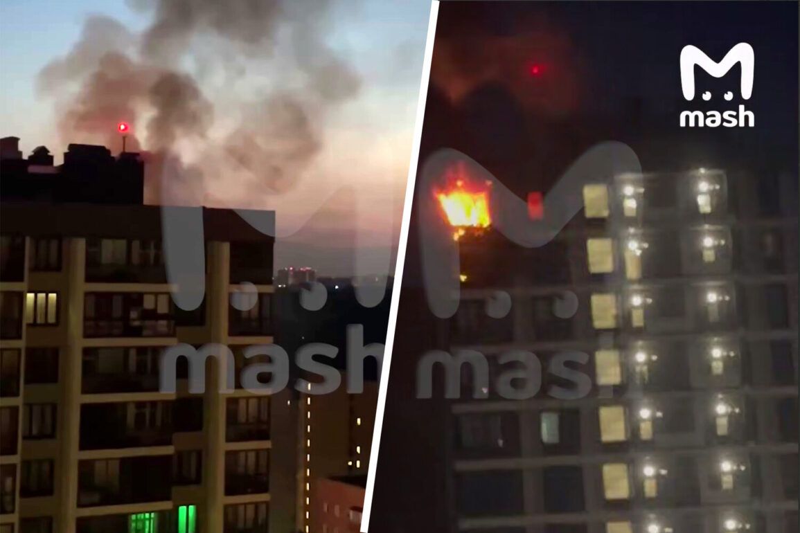 Urgent Update: Large Fire in Krasnogorsk Residential Building Captured in Viral Footage, Sparks Widespread Concern