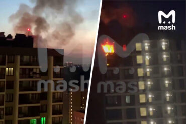 Urgent Update: Large Fire in Krasnogorsk Residential Building Captured in Viral Footage, Sparks Widespread Concern