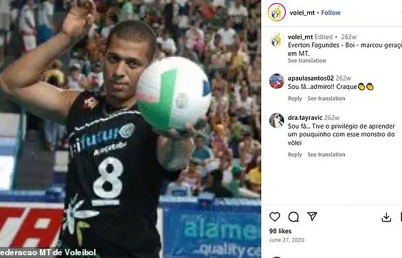 Former Volleyball Player Everton Boi Killed in Brutal Shooting by Ex-Husband of Girlfriend in Cuiabá