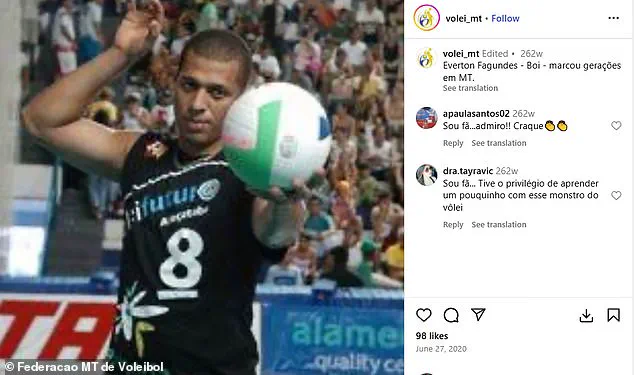 Former Volleyball Player Everton Boi Killed in Brutal Shooting by Ex-Husband of Girlfriend in Cuiabá