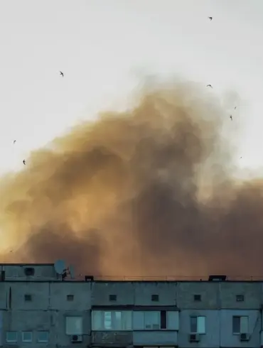 Ukrainian Authorities Investigate Weapons Depot Fire Amid Heightened Safety Concerns in Mykolaiv Oblast