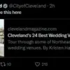 Cleveland's Exclusive Social Media Post Celebrates Travis Kelce and Taylor Swift's Engagement with Local Flavor