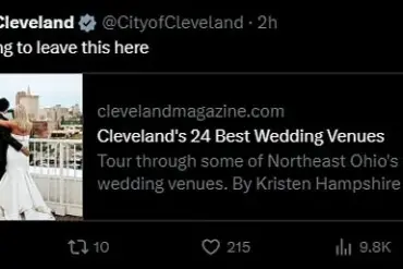 Cleveland's Exclusive Social Media Post Celebrates Travis Kelce and Taylor Swift's Engagement with Local Flavor