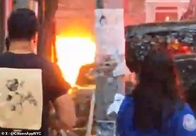 Explosion Shatters Calm in Bushwick, Brooklyn as Manhole Ejected and Fire Engulfs Area