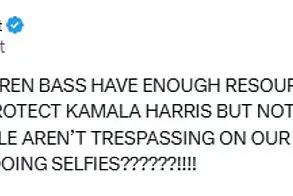 LAPD Abruptly Ends 24/7 Protection for Kamala Harris, Sparking Firestorm of Controversy